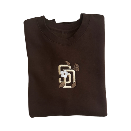 Padres Butterfly Crewneck