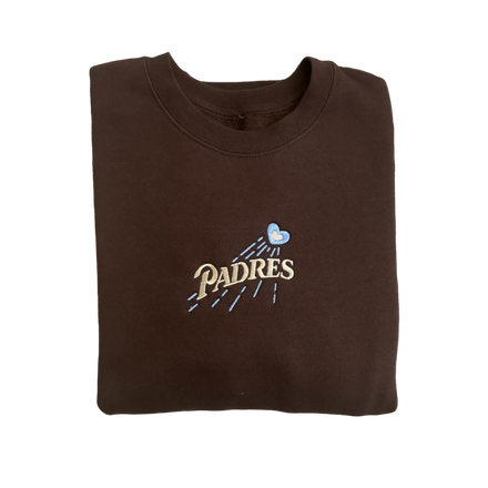 Padres Heart Crewneck